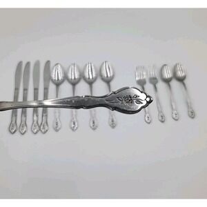 13pc BARCLAY GENEVE Stainless Steel Flatware Mixed Lot BAG5 Bag 5